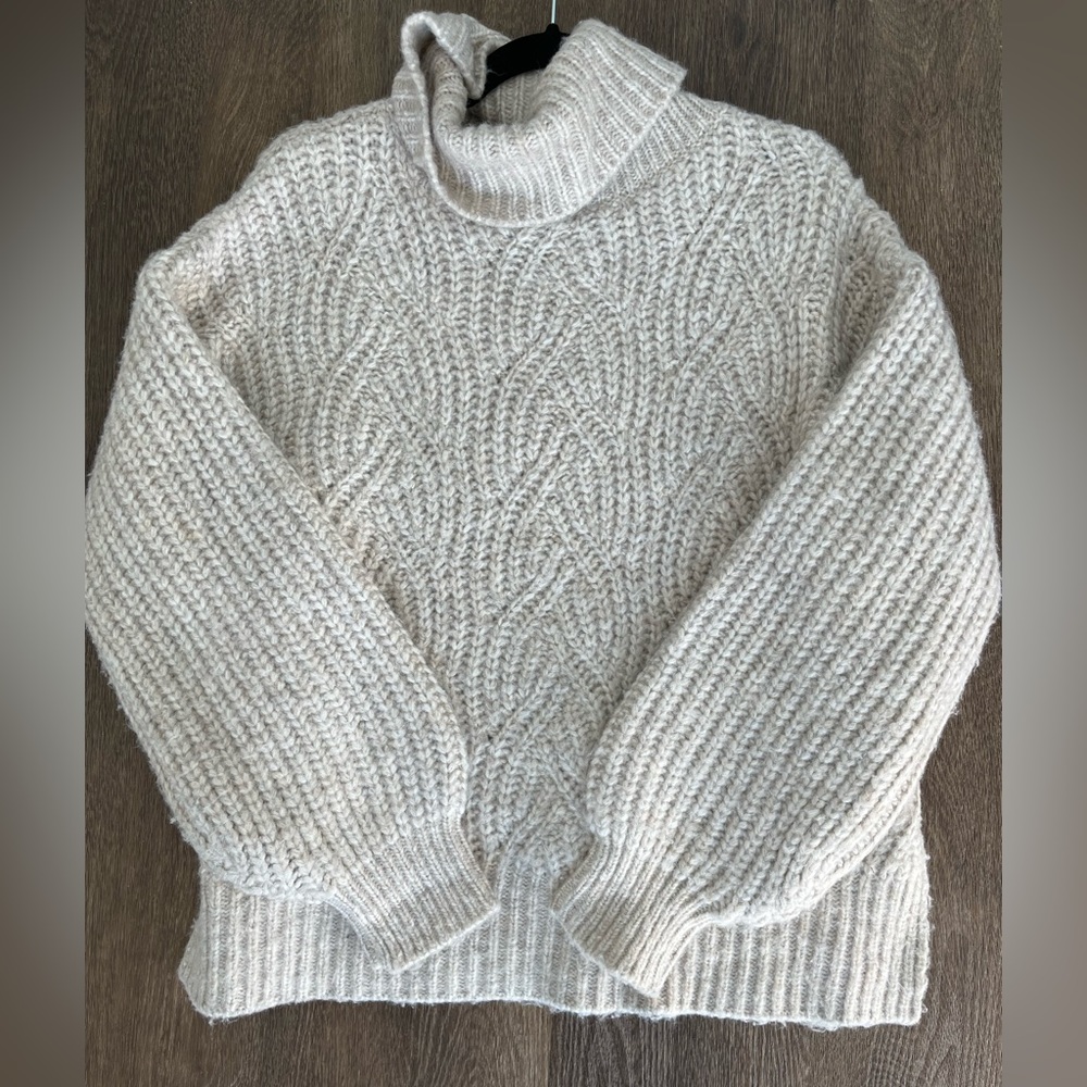 Gray Chunky Turtleneck